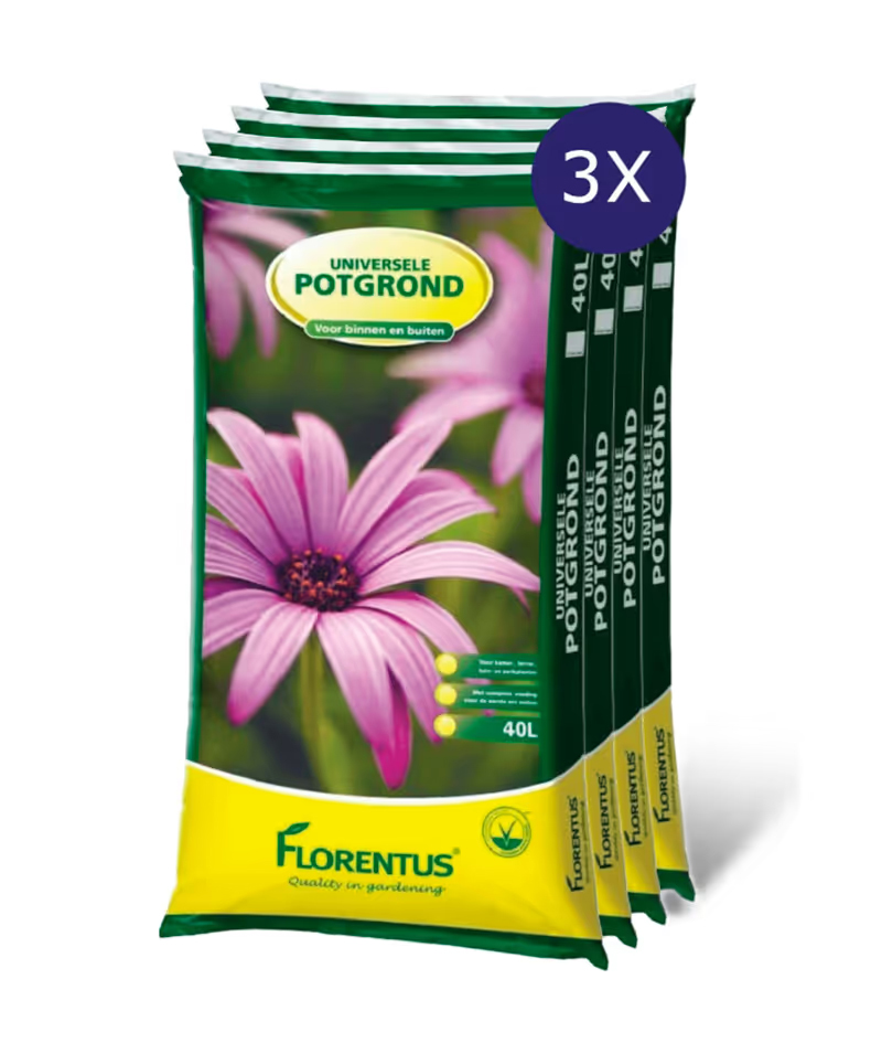 3x 40L Florentus universele potgrond